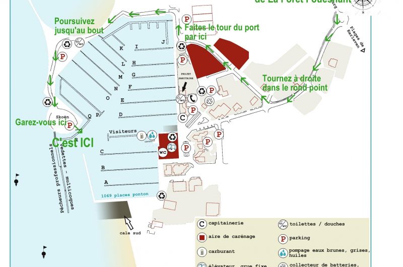 plan Port La Forêt Harmony